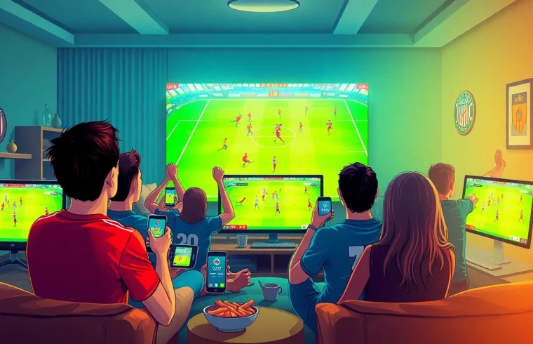 Experience the excitement of live soccer streaming at joemadfan.com with enthusiastic fans and high-quality viewing.