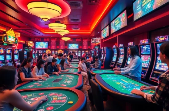 Exciting online gambling experience at tk88win.live with diverse players and modern digital casino.