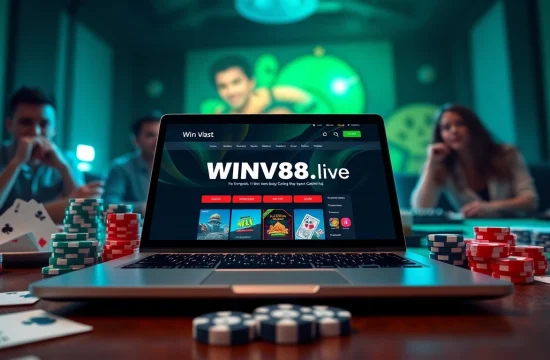 Experience the excitement of online betting with winvn88.live showcasing a vibrant gaming atmosphere.