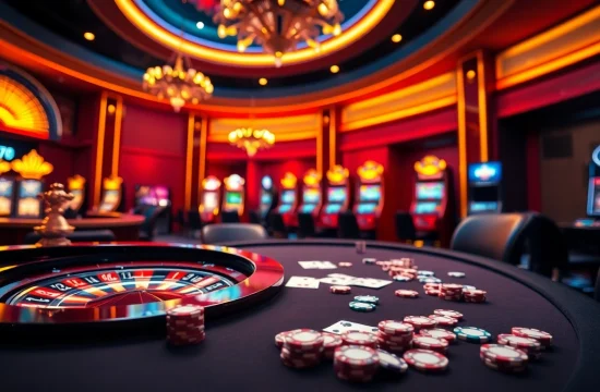 Experience the thrill of casino gaming with fun79 at an elegant roulette table.